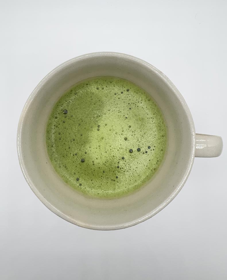 Seeuma Tea Hizashi Premium Ceremonial Grade Matcha in Cup